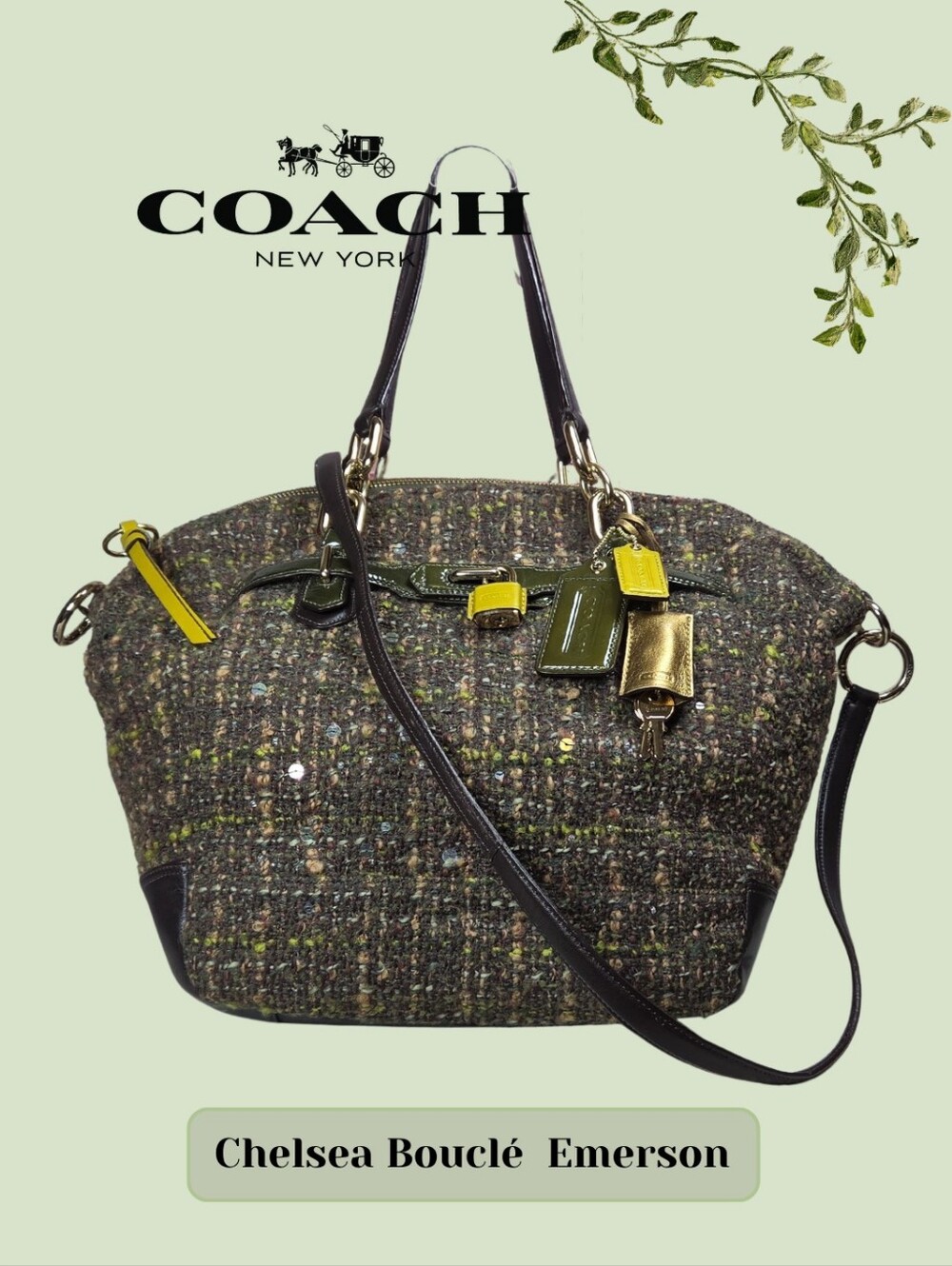 Coach Bouclé Emerson EUC